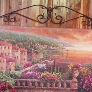 Rare Thomas Wu Painting on Canvas